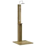 vidaXL Outdoor Dusche Braun 75 x 76 x 217 cm