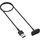Akyga AK-SW-45 USB Ladekabel Kompatibel mit Fitbit Luxe/Charge 5 / Charge 6 1m schwarz Ladegerät