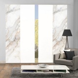 HOME WOHNIDEEN Schiebegardine SUMANI, 4er Set (4 St.), Schiebevorhang Digidruck 4er Set SUMANI, beige