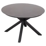 deVries Livingstone Dining-Tisch Ø 120 x 76 cm Silber