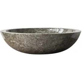 Tikamoon Waschbecken aus grauem Marmor Calypso grey