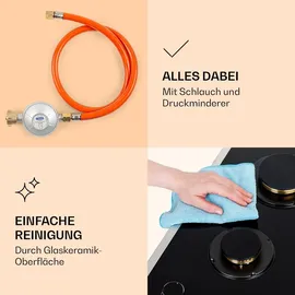 Klarstein Gaskochfeld 2 Flammig