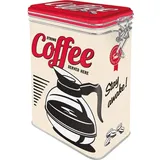 Nostalgic-Art Kaffeedose eckig braun 1,3 l