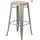 Möbel Kraft Barhocker 4er-Set 43 x 75 cm Grau