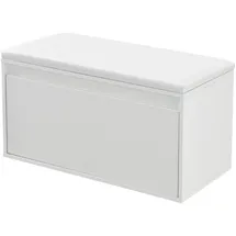[en.casa] Degerfors 80 x 45 x 39 cm mit Schublade / weiß