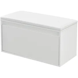 [en.casa] Degerfors 80 x 45 x 39 cm mit Schublade / weiß