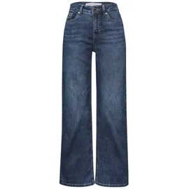 street one studio Wide Leg Jeans dark blue clean wash | Gr.: W33/L30