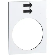 Schneider Bezeichnungsschild 30 x 40 mm Weiß