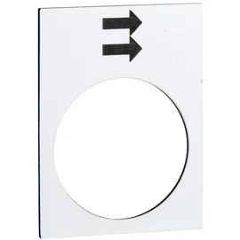Schneider Bezeichnungsschild 30 x 40 mm Weiß
