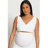 Ulla Popken Grosse Grössen Bellieva-Still-Bustier, Damen, weiß, Größe: 58/60, Baumwolle, Ulla Popken