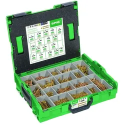 SPAX Holzschrauben-Sortiment »L-BOXX YELLOX« 2929 Teile