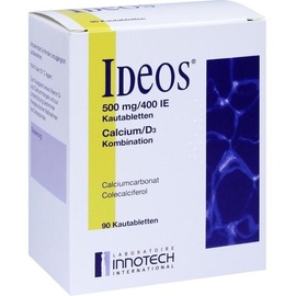Orifarm GmbH IDEOS 500 mg/400 I.E. Kautabletten
