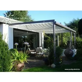 Floracord Vierecksonnensegel Silbergrau 270 cm x 140 cm