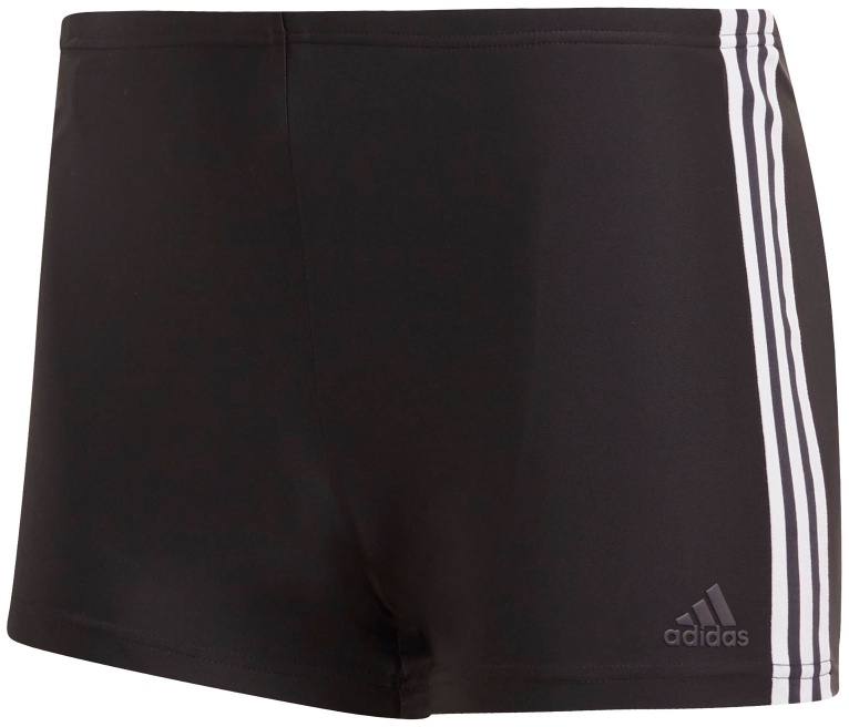 adidas Fit 3-Streifen Boxer Badehose schwarz/weiß 2 (XS)