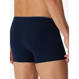 SCHIESSER Retro Boxershorts unifarben blau M 5er Pack