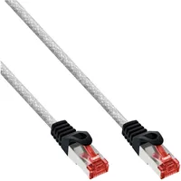 InLine Patchkabel S/FTP (PiMf), Cat.6 250MHz, PVC, Kupfer, transparent