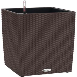 LECHUZA  Cube Cottage 30 Komplettset 30 x 30 x 30 cm mokka