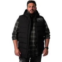 Men Plus by Happy Size Steppweste Schwarz 5XL