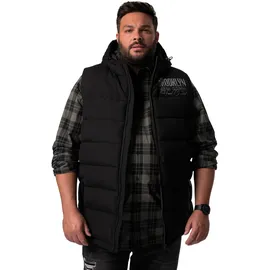 Men Plus by Happy Size Steppweste Schwarz 5XL