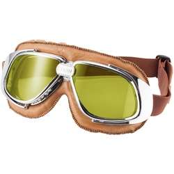 Bandit Classic Motorradbrille, gelb für Männer