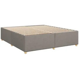 vidaXL Boxspringbett 180 x 200 cm Taupe