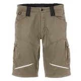 Stretch Arbeitsshorts "ACTIVIQ" - 64 - khaki/Schwarz