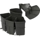 kuekom Abfallcenter Nr. 4 12 l Anthrazit