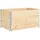 vidaXL Paletten-Aufsatzrahmen 3 Stk. 50×100 cm Kiefer Massivholz