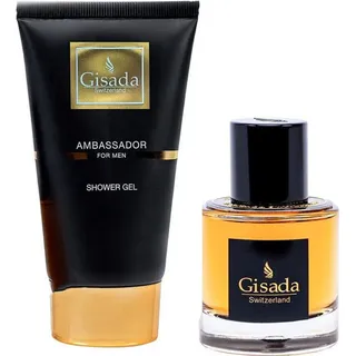 Gisada Ambassador Men Eau de Parfum 50 ml + Shower Gel 100 ml Geschenkset