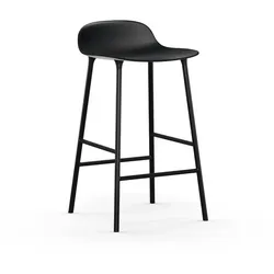 Normann Copenhagen - Form Barhocker H65 Steel/Black