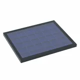 Safe-Album Münzetui Flache Münzbox mit Echtglas-Decke Nr. 8330 30 x 30 mm Ø schwarz