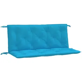 vidaXL Bankauflage 120 x 50 x 7 cm hellblau 2 St.
