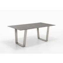 Niehoff Primus Tisch Trapez Kufengestell - Silber