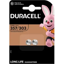 Duracell 357/303 Uhrenbatterie 2er Blister