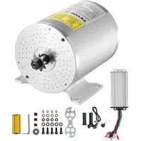 Vevor 2000 W elektrischer bürstenloser Gleichstrommotor-Bausatz – 48 V 4300 U/min Elektromotor mit verbessertem Drehzahlregler und Gasgriff-Bausatz für Go Karts E-Bike Motorrad Roller DIY