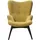 SalesFever Relaxsessel SALESFEVER Polyester 80 x 92 x 99 cm Gelb mit Zierknöpfen