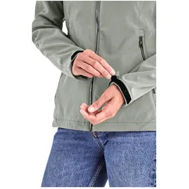 KILLTEC Damen Softshelljacke Softshell Jacke mit abzippbarer Kapuze Damen Softshelljacke wasserabweisend, Winddicht, atmungsaktiv 00762-helloliv 42