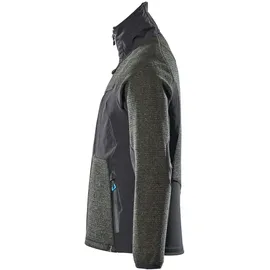 Mascot Jacke, Strick, mit Membran Strickjacke Größe 4XL, mossgrün/schwarz