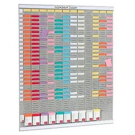 NOBO Stecktafel 80 x 96 cm Grau