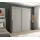 home collective Schwebetürenschrank 180 x 200 x 62 cm Grau/Schwarz