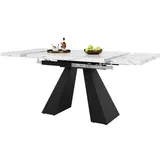 Okwish Ausziehtisch 74 x 77 x 159 cm weiß