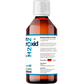 Oralflora Mundspülung H2O2 Wasserstoffperoxid 0,1% alkoholfrei 500 ml