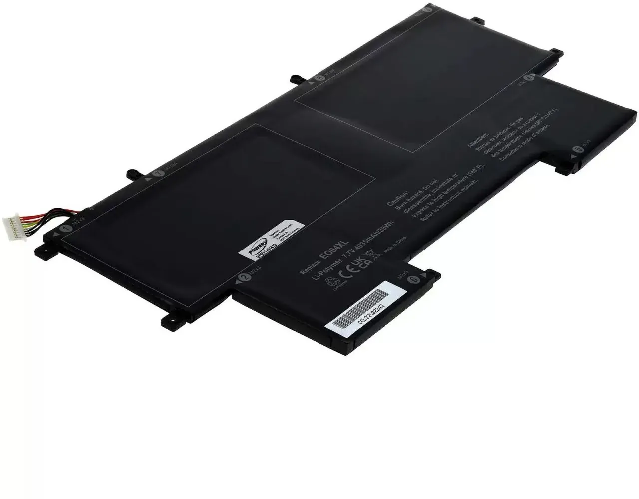 Akku für HP EliteBook Folio G1 / Typ HSTNN-IB71 (Stecker-Typ beachten) - 7,7V - 4600 mAh