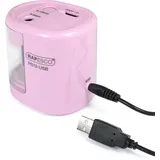 Rapesco RAPESCO® elektrischer Anspitzer PS12 rosa
