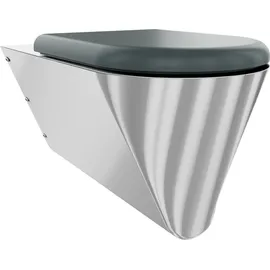 KWC Campus Wand-WC mit WC-Sitz Grau
