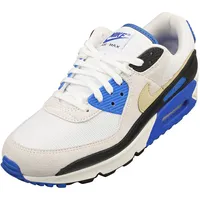 Nike Air Max 90 Herren Premium White/Racer Blue/Black/Khaki 42,5