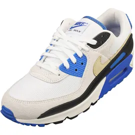 Nike Air Max 90 Herren Premium White/Racer Blue/Black/Khaki 42,5