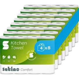 Satino Küchenrolle 2-lagig 32 Rollen