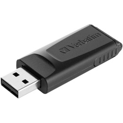 Verbatim Verbatim Slider USB-Stick 32 GB Schwarz 98697 USB 2.0 USB-Stick schwarz