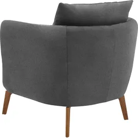 Schöner Wohnen Sessel Pearl Bouclé 86 x 68 x 86 cm Grau